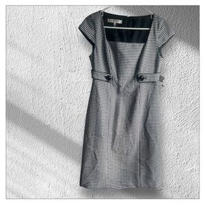 Evan Picone Blue Moon Houndstooth Dress NWT 4